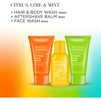 Baylis & Harding Men's Citrus Lime & Mint set cadou pentru barbati - imagine 3